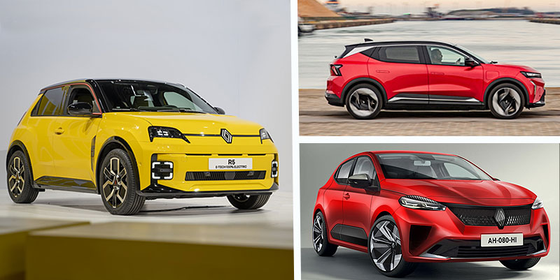 illustration de Renault revient en force : R5 E-Tech, Scénic élu voiture de l'année et future Clio