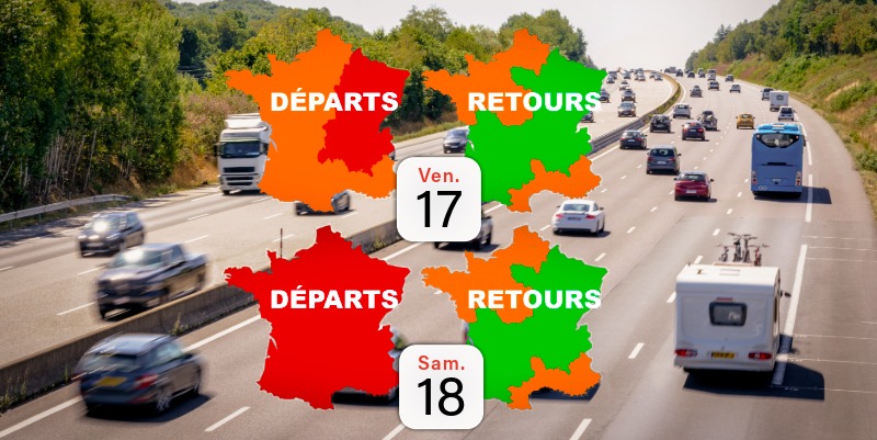 Week-end chargé sur l’A7, l’A9 et l’A10 du 17 au 19 juillet : Quels sont les moments à éviter ?
