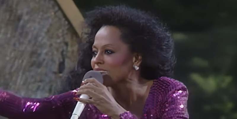 illustration de Diana Ross fait son show pour les enfants