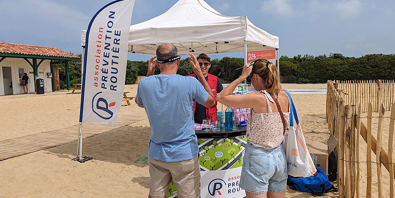 illustration de Prévention Routière : La Tournée des Plages 2024 du 9 juillet au 7 août