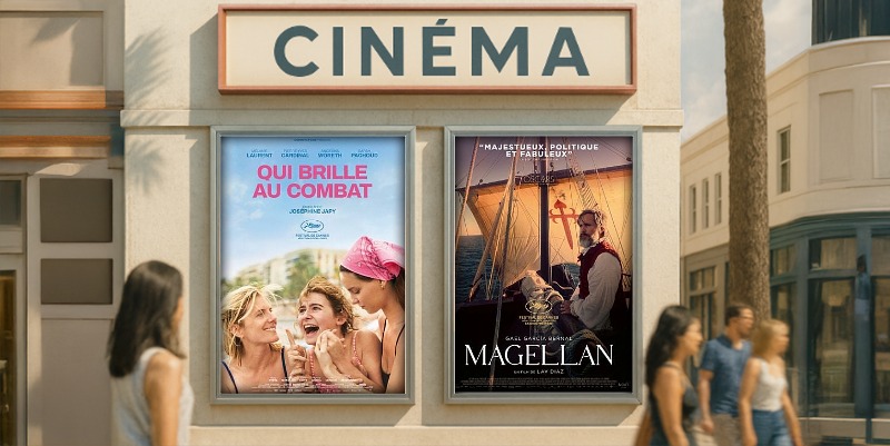 Au cinéma le 31 décembre : "Qui Brille au Combat" et "Magellan"