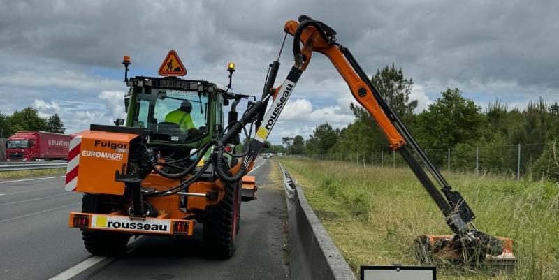 illustration de Pourquoi le fauchage est-il indispensable à la sécurité sur l’A63 Landes ?