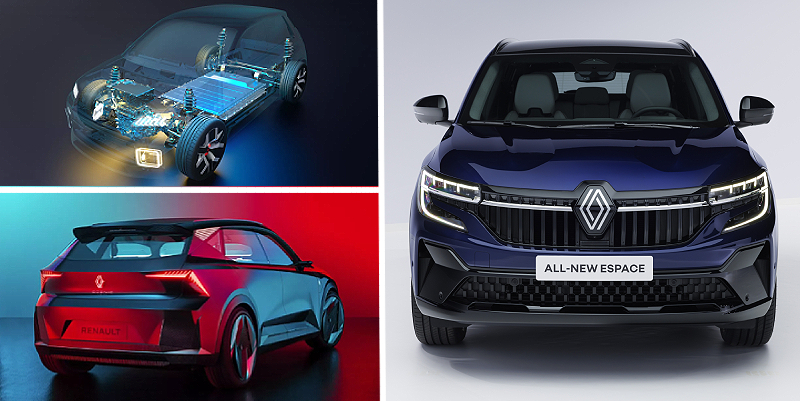 Le trio rétro de Renault