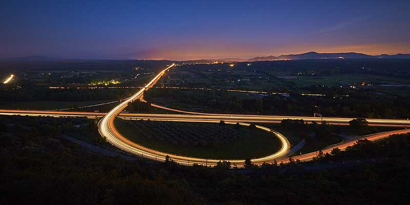 illustration de A50 Fermeture entre La Ciotat et Aubagne