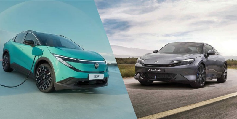Nissan Leaf et Honda Prelude : 2 visions japonaises de l’avenir