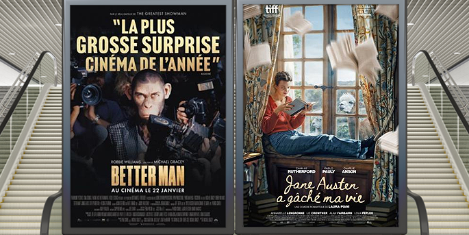 illustration de Au cinéma le 22 janvier : Better Man et Jane Austen a gâché ma Vie