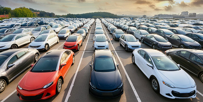 illustration de Les véhicules électriques à la traîne sur le marché de l'occasion