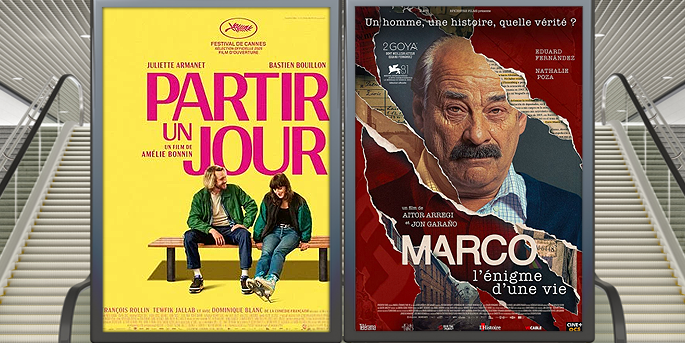 Au cinéma le 14 mai : Partir un Jour et Marco 