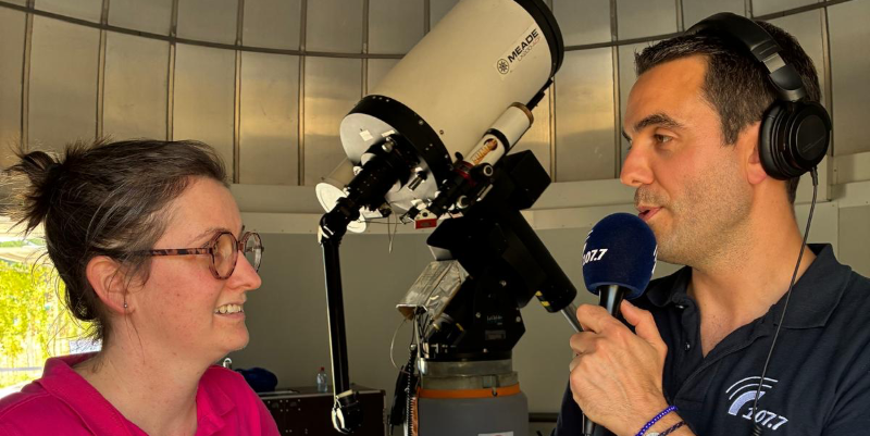 Une émission 100% spatiale : Le 107.7 en direct de la Cité de l’espace à Toulouse