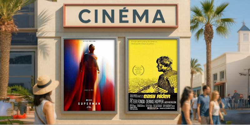 Au cinéma le 9 juillet : Superman et Easy Rider