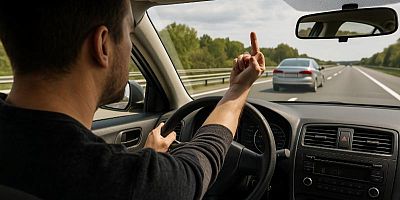 Peut-on être verbalisé pour avoir fait un doigt d'honneur au volant ?